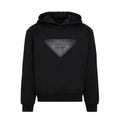 PRD triangle logo patch Black hoodie - Styledistrict