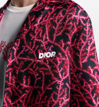 Black and Red Allover Coral Motiff Set