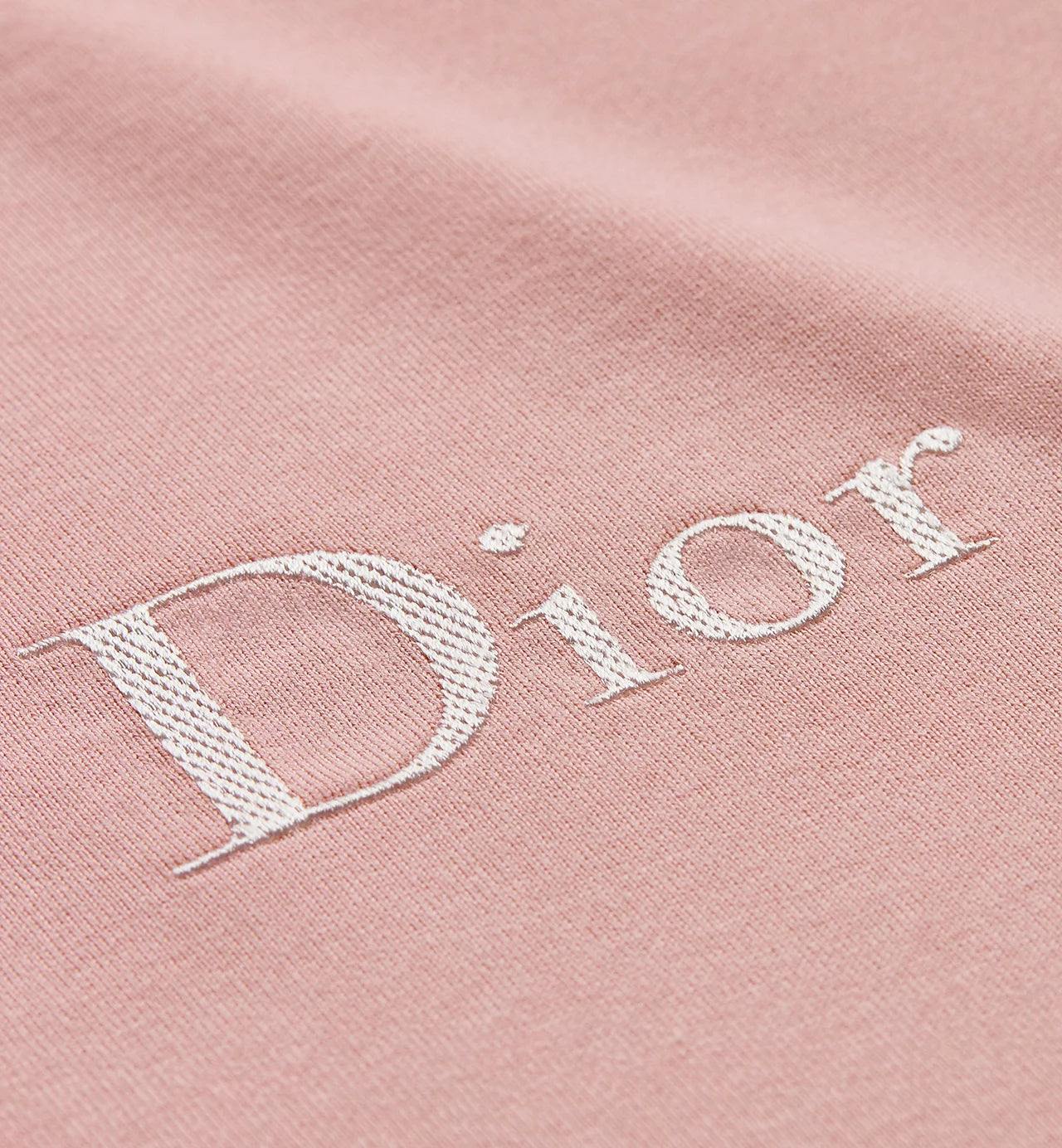 Relaxed fit Pink T-shirt with Logo Embroidery