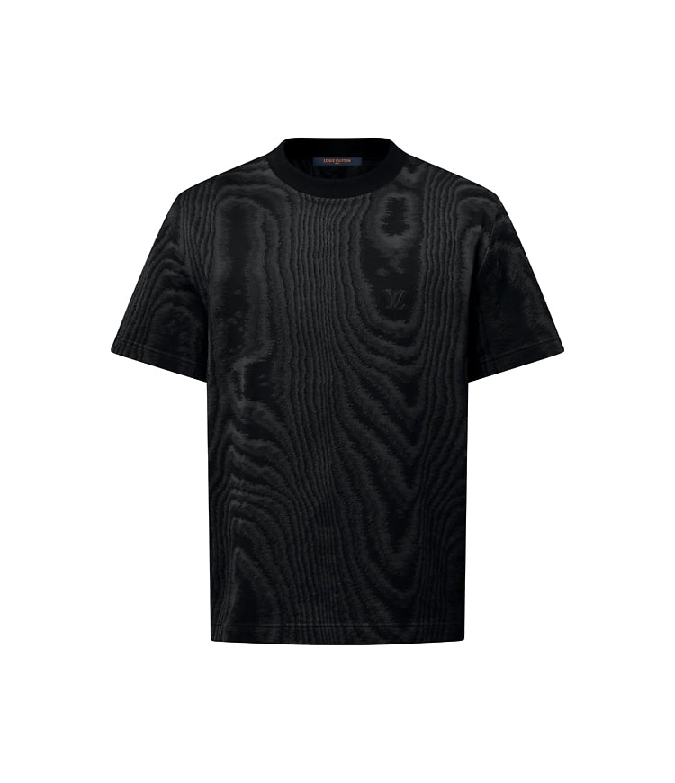 Jersey Jacquard Black T-shirt