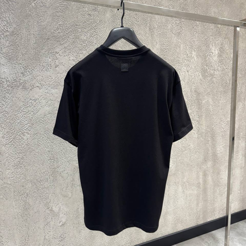 Silk Blend Black T-shirt
