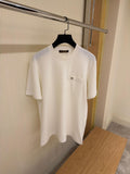 White Cotton T-shirt with Pocket