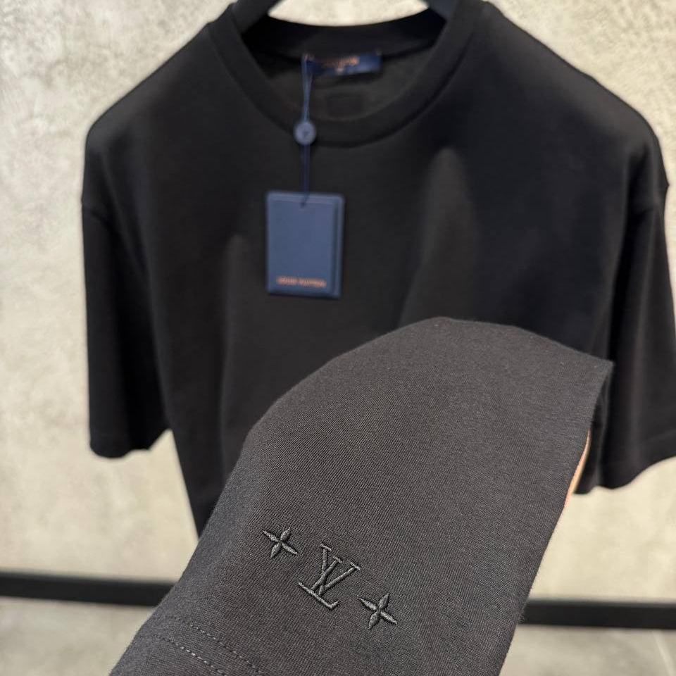 Silk Blend Black T-shirt