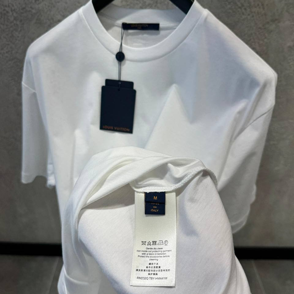 Silk Blend White T-shirt