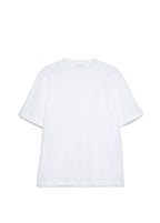 Crest Logo White Cotton T-shirt