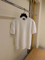 White FF Cotton Pullover