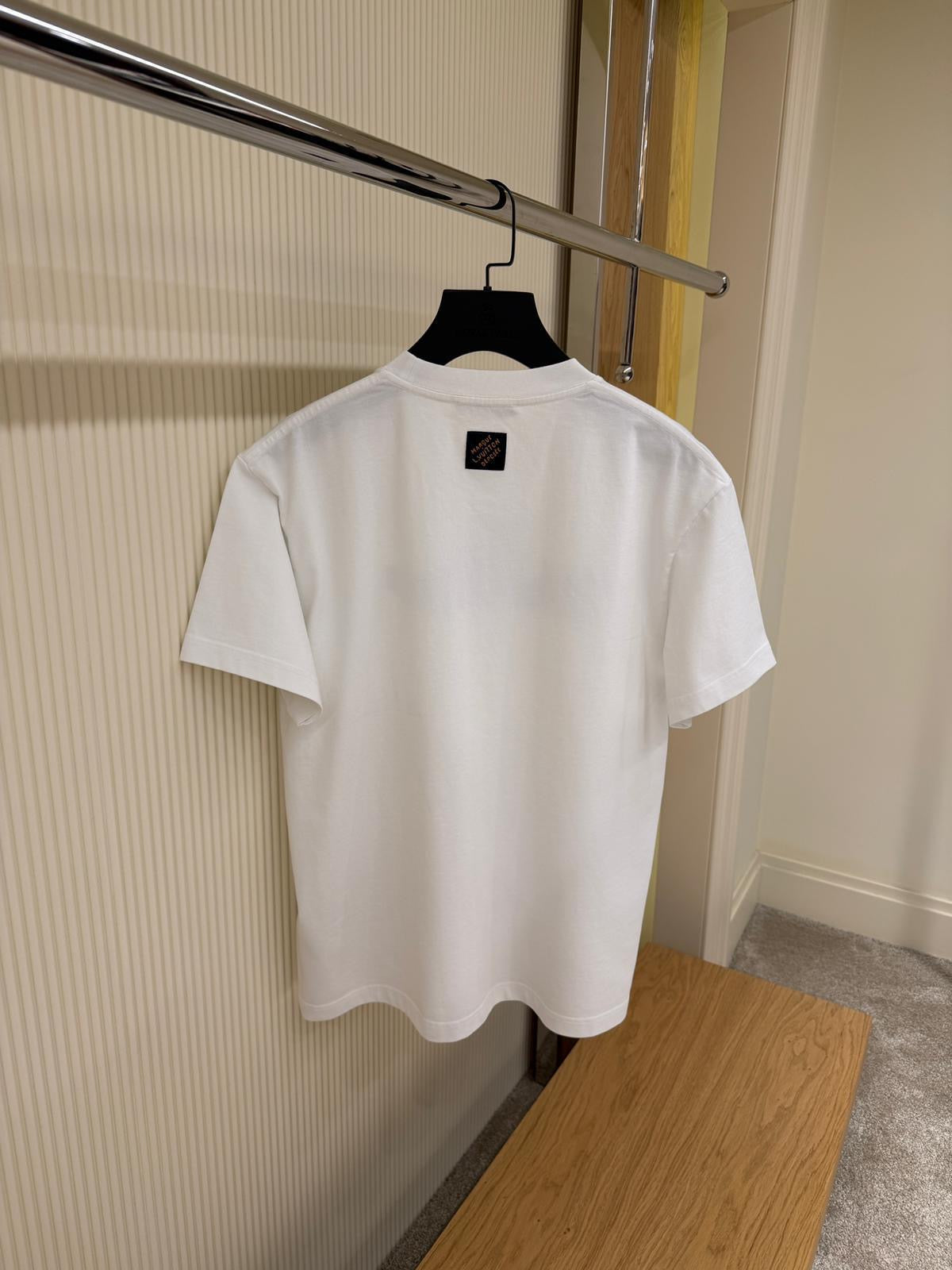 Denim Signature White T-shirt