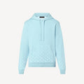 Light Blue Gradient Cotton Hoodie