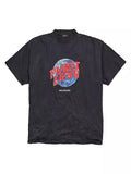 Planet Earth Black Oversized T-shirt