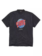 Planet Earth Black Oversized T-shirt