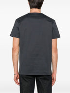 Dark Gray T-shirt with Triple FF Embossed Embroidery
