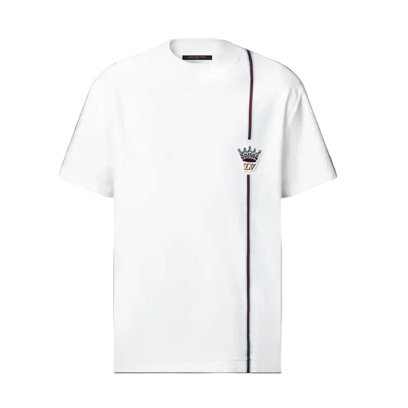 Golden Crown Patch White T-shirt