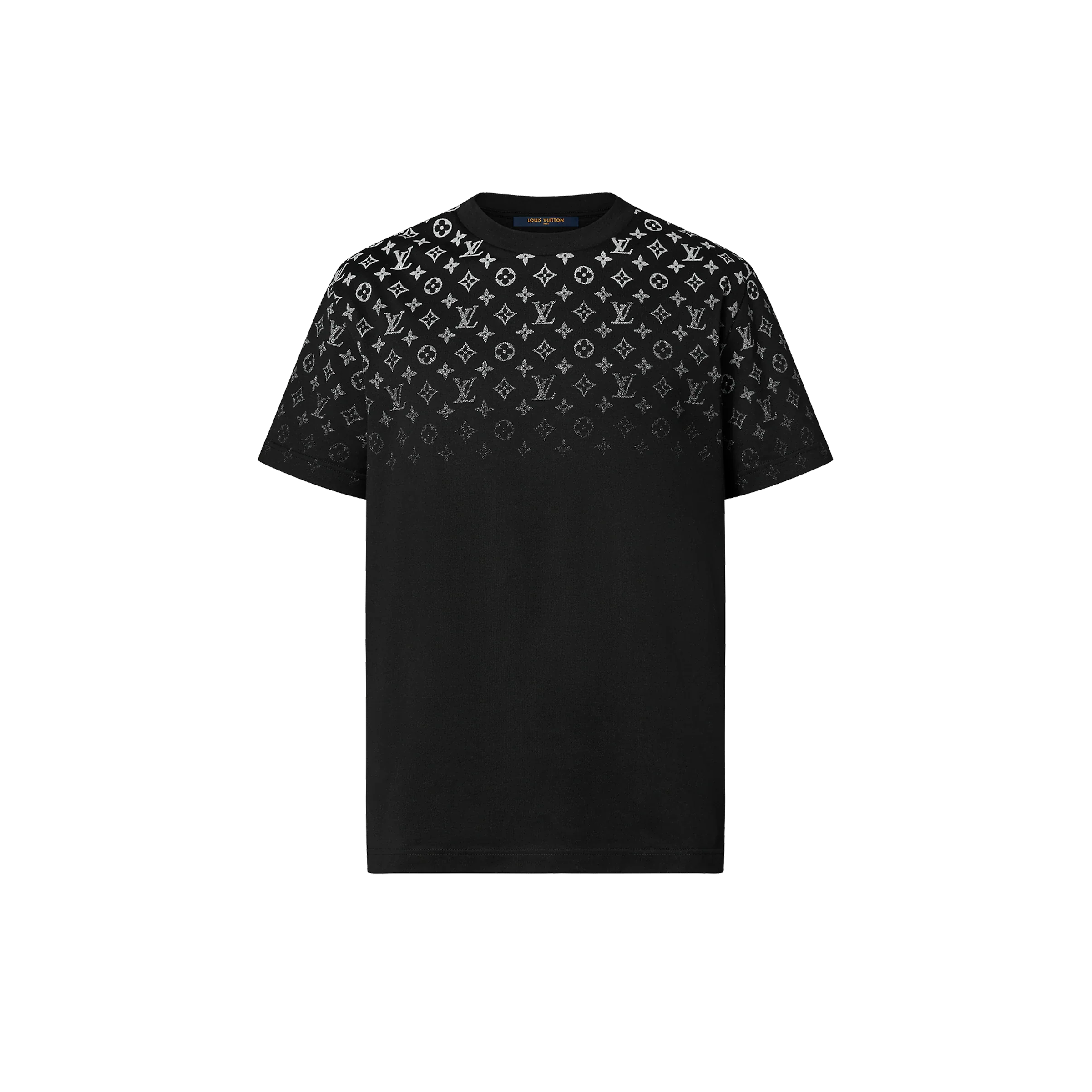 LV Icons Gradient Black Cotton T-shirt