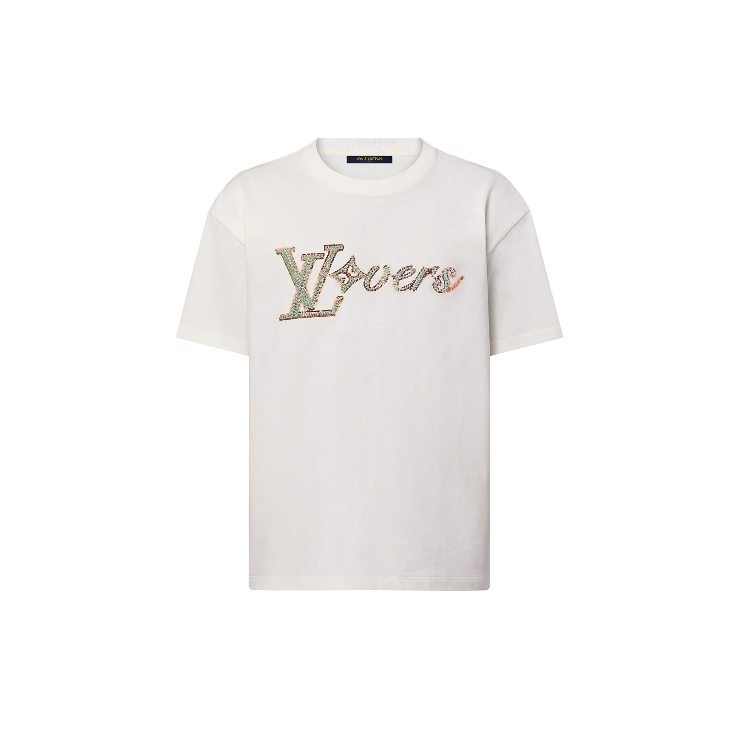 Lovers Embroidered White T-shirt