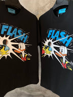 Disney Donald Duck Flash Oversize Black T-shirt