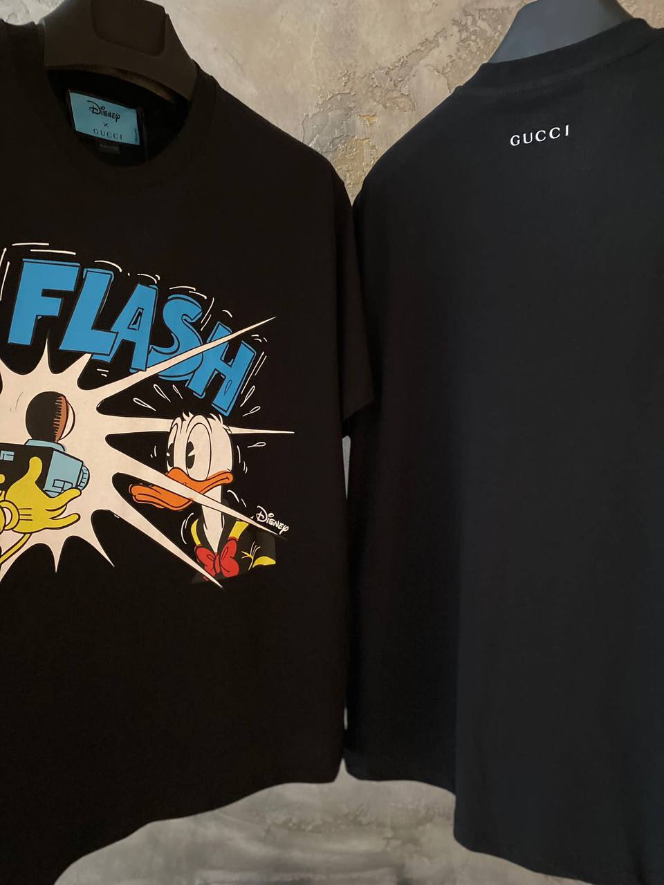Disney Donald Duck Flash Oversize Black T-shirt