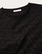 Cotton T-shirt with Toile Iconographe Print