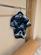 LV Surf Allover Print Blue T-shirt