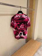 LV Surf Allover Print Red T-shirt