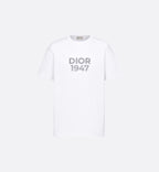 1947 Relaxed Fit White Cotton Jersey T-shirt