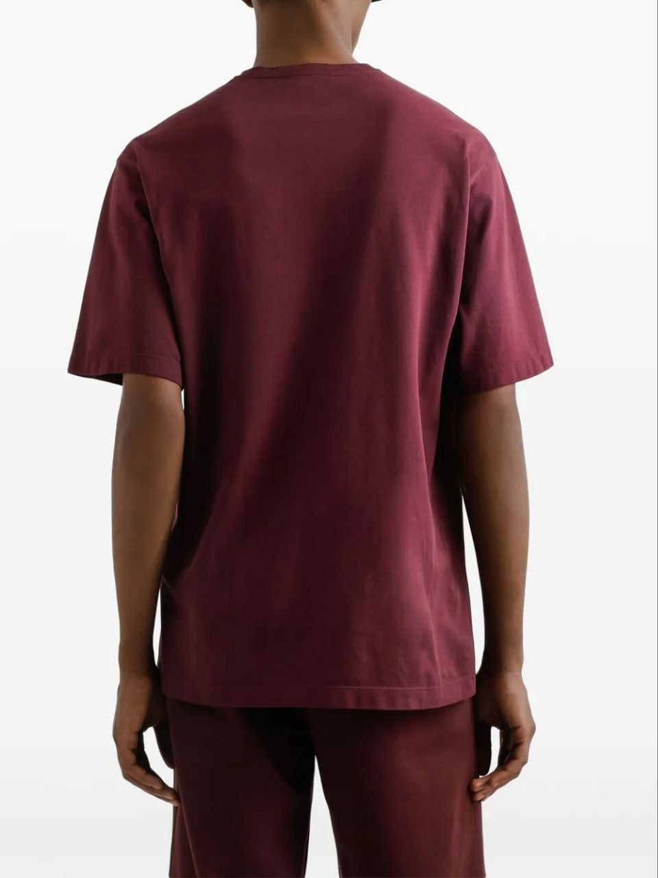 Bordeaux Cotton T-shirt with Tag