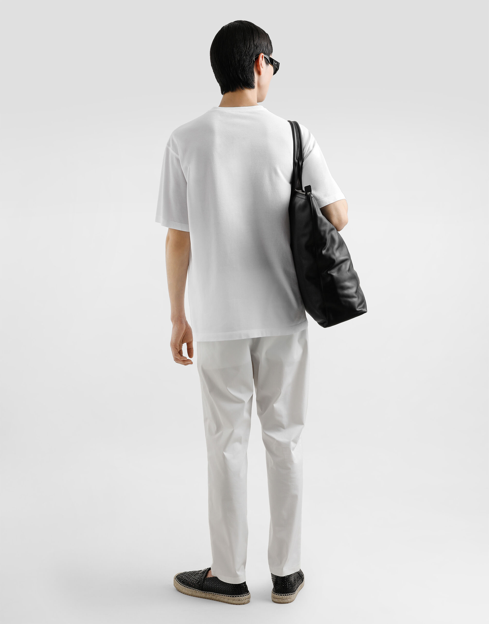 White Cotton T-shirt with Tag