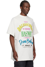 Men’s Not Been Done White Oversized T-shirt