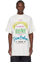 Men’s Not Been Done White Oversized T-shirt