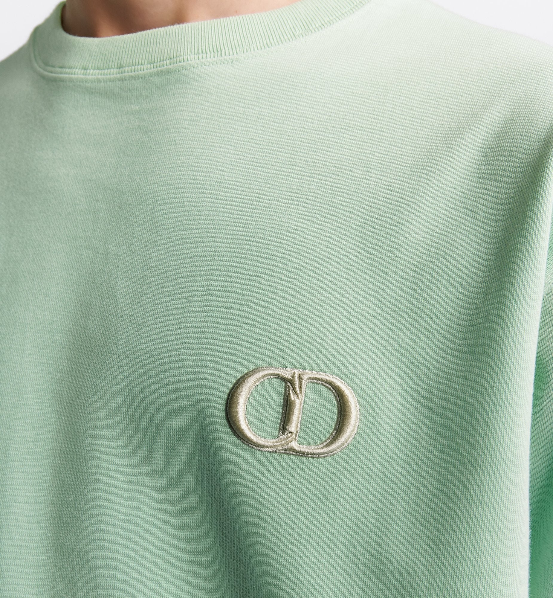 CD ICON Relaxed Fit Light Green T-shirt