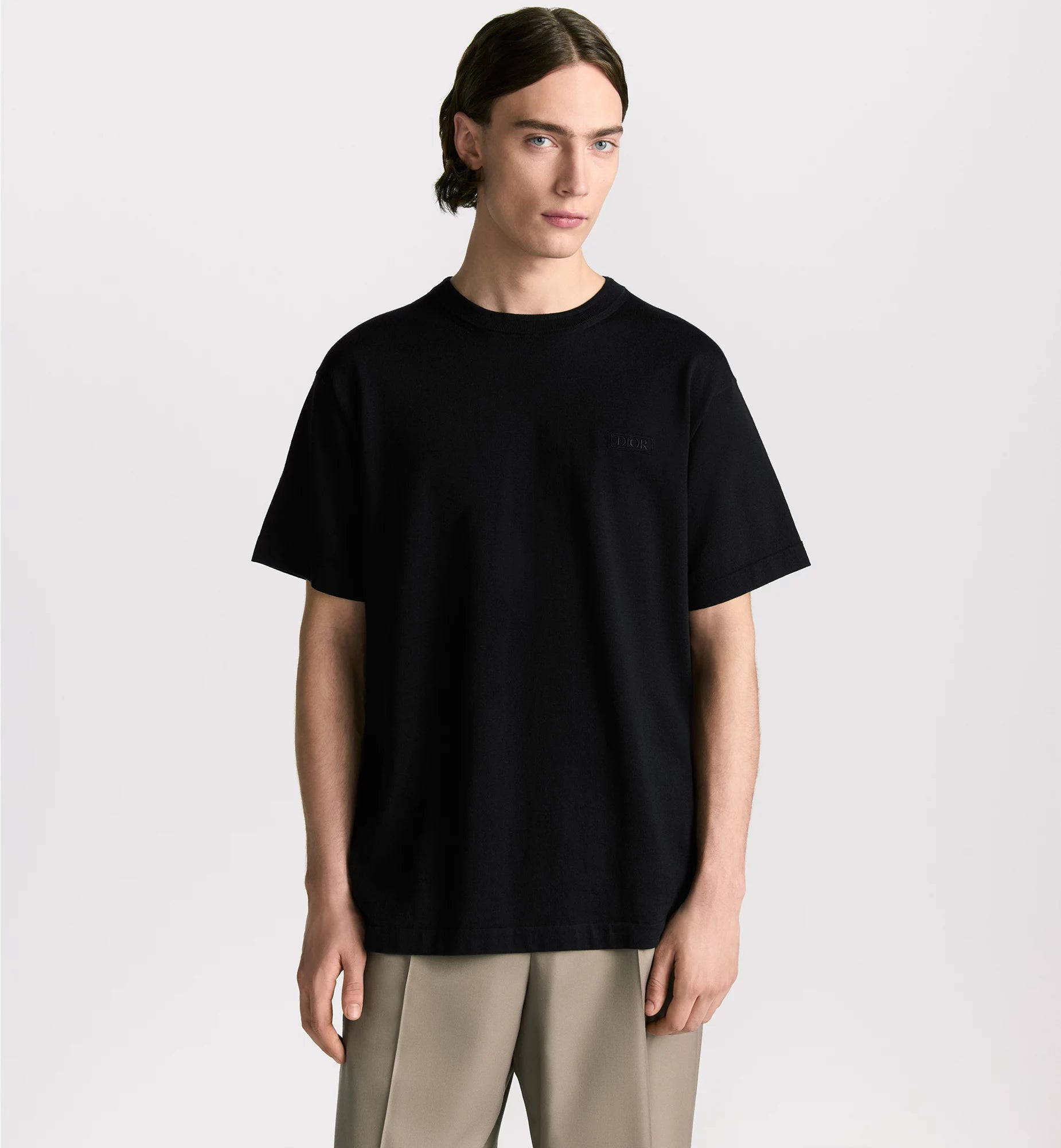 Icons Black Cotton Jersey T-shirt