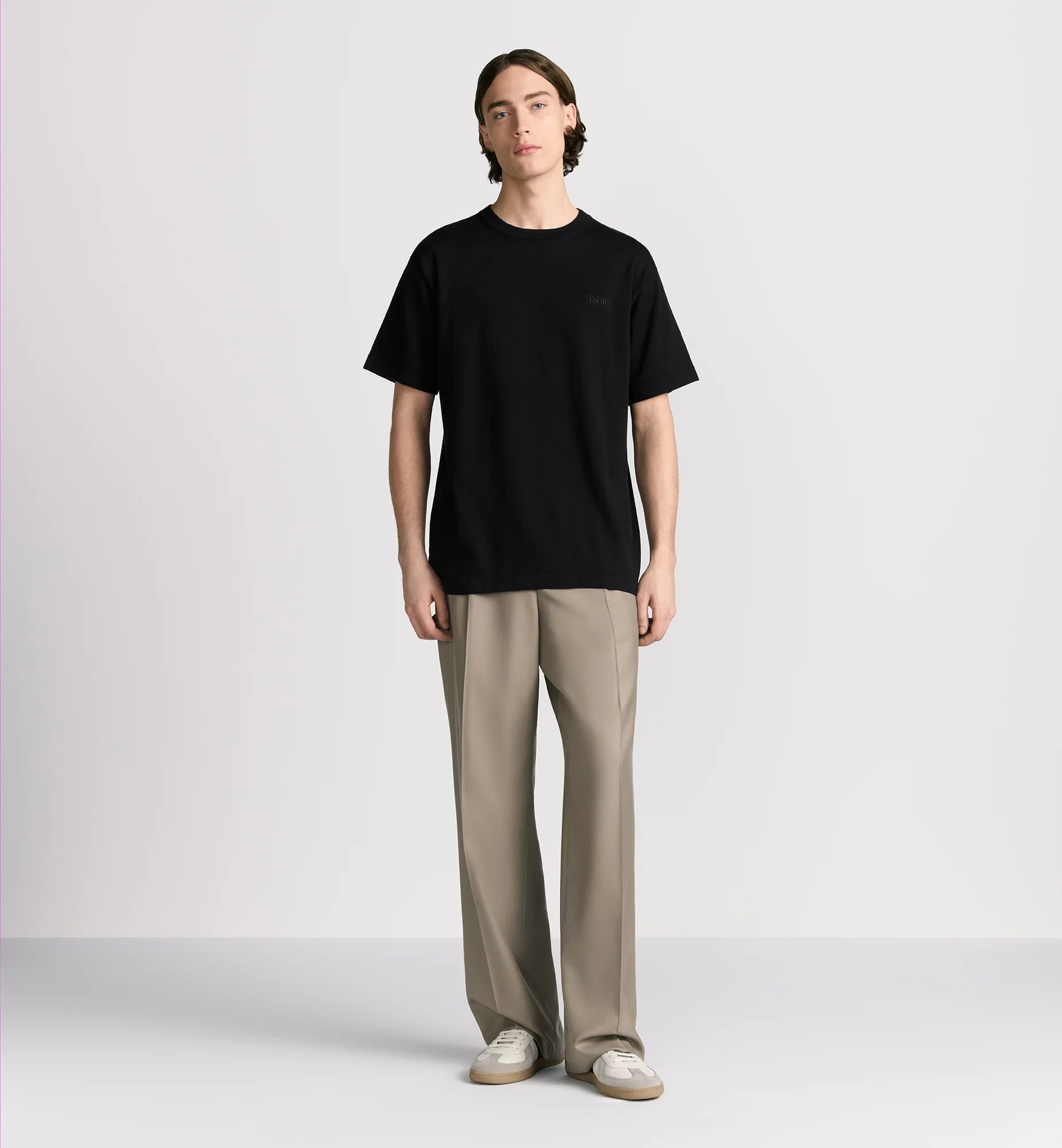 Icons Black Cotton Jersey T-shirt