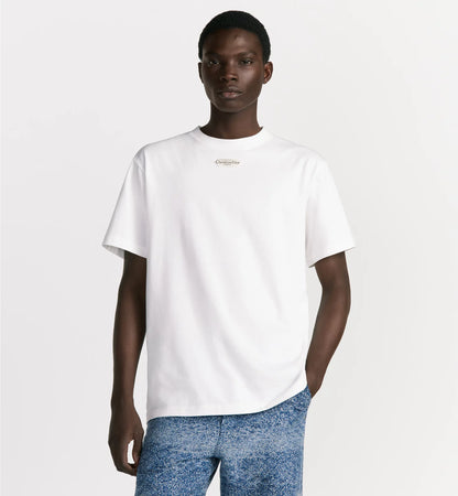 Relaxed Fit White T-shirt with Tag