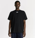 Relaxed Fit Black T-shirt with Tag