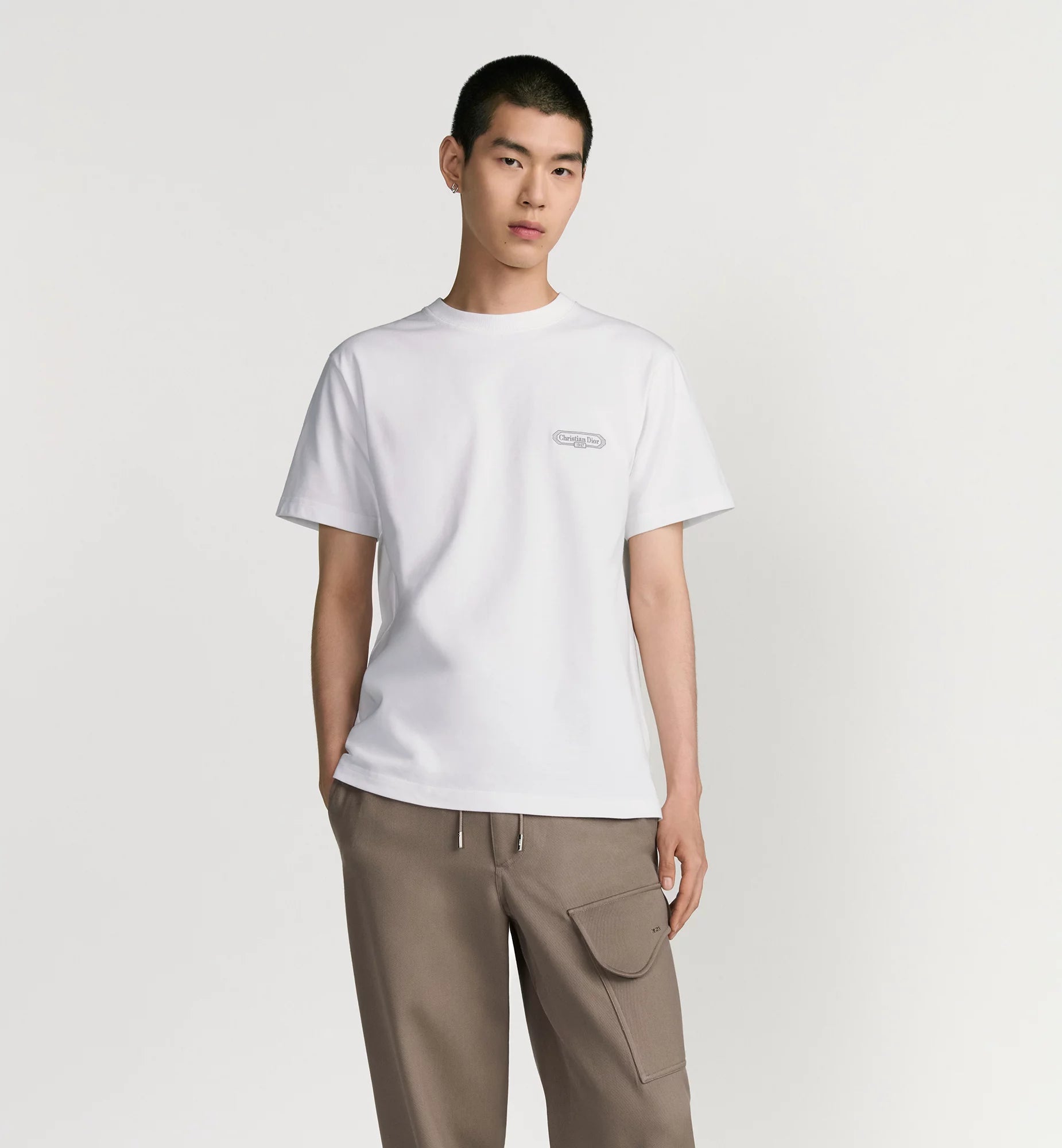 CD Box Relaxed Fit White T-shirt