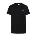 Monogram Motif Black Cotton T-shirt