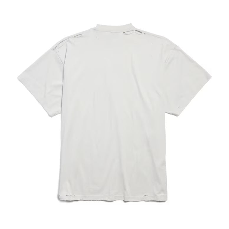 3B LIQUEFIED WHITE T-SHIRT