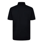 Navy Blue Cotton Poloshirt with Web