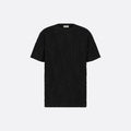 Allover Oblique fil coupé Black T-shirt