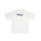 Political Campaign Embroidered White T-shirt - Exclusive Wear