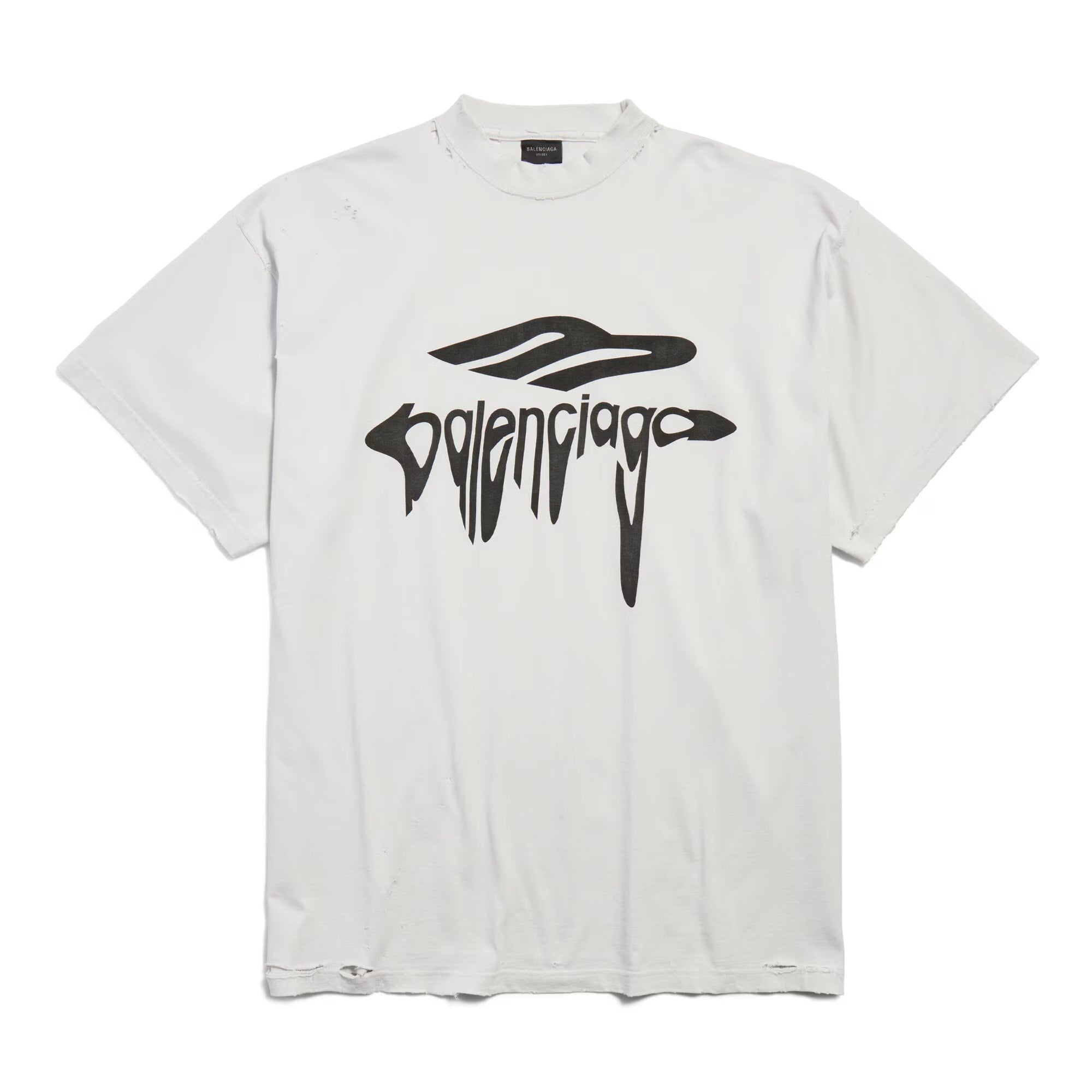 3B LIQUEFIED WHITE T-SHIRT