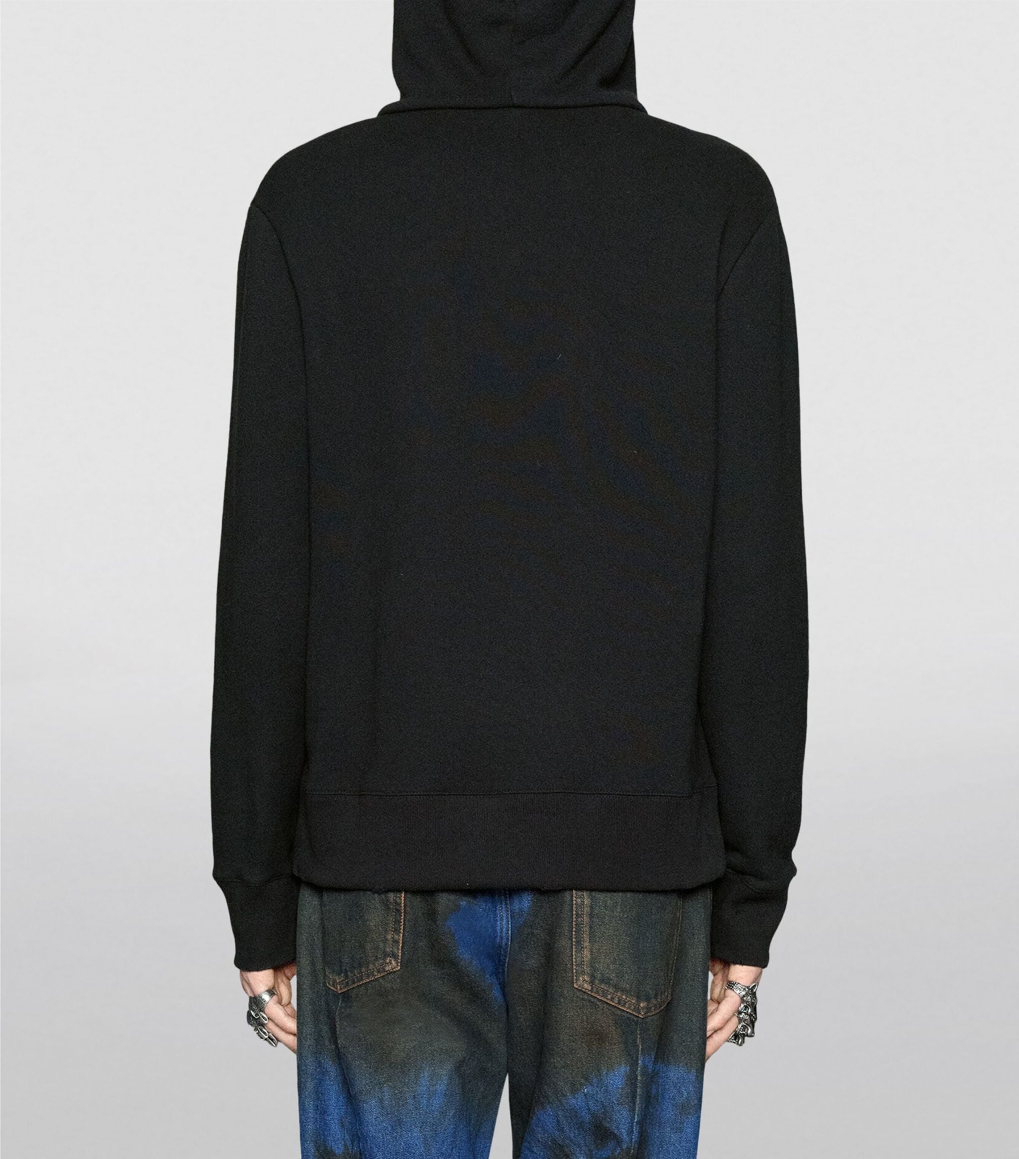 Vintage Logo Black Hoodie