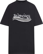 Hand Drawn Political Campaign Logo Black T-shirt