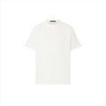 White T-shirt with Embossed Logo