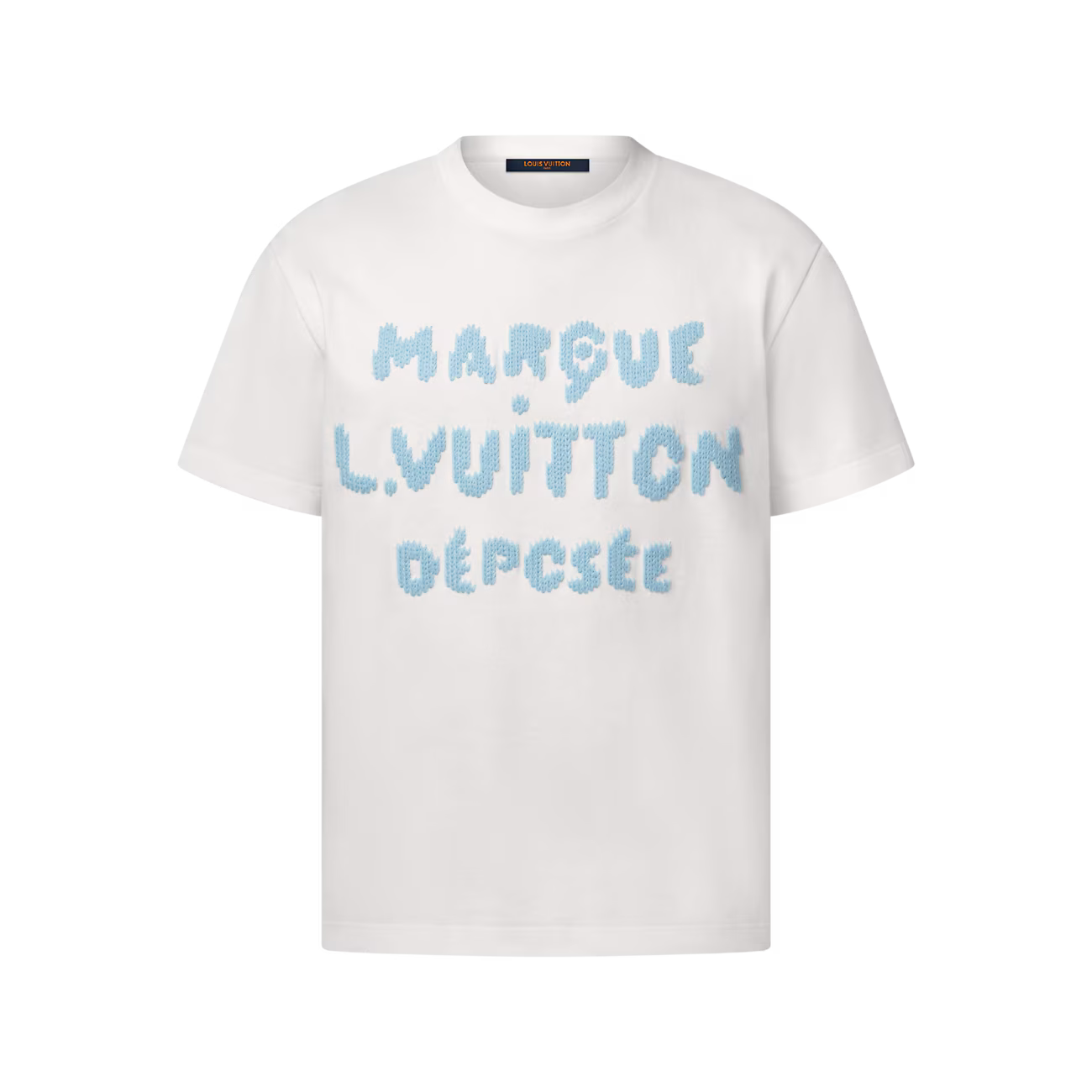 Embroidered Signature White T-shirt