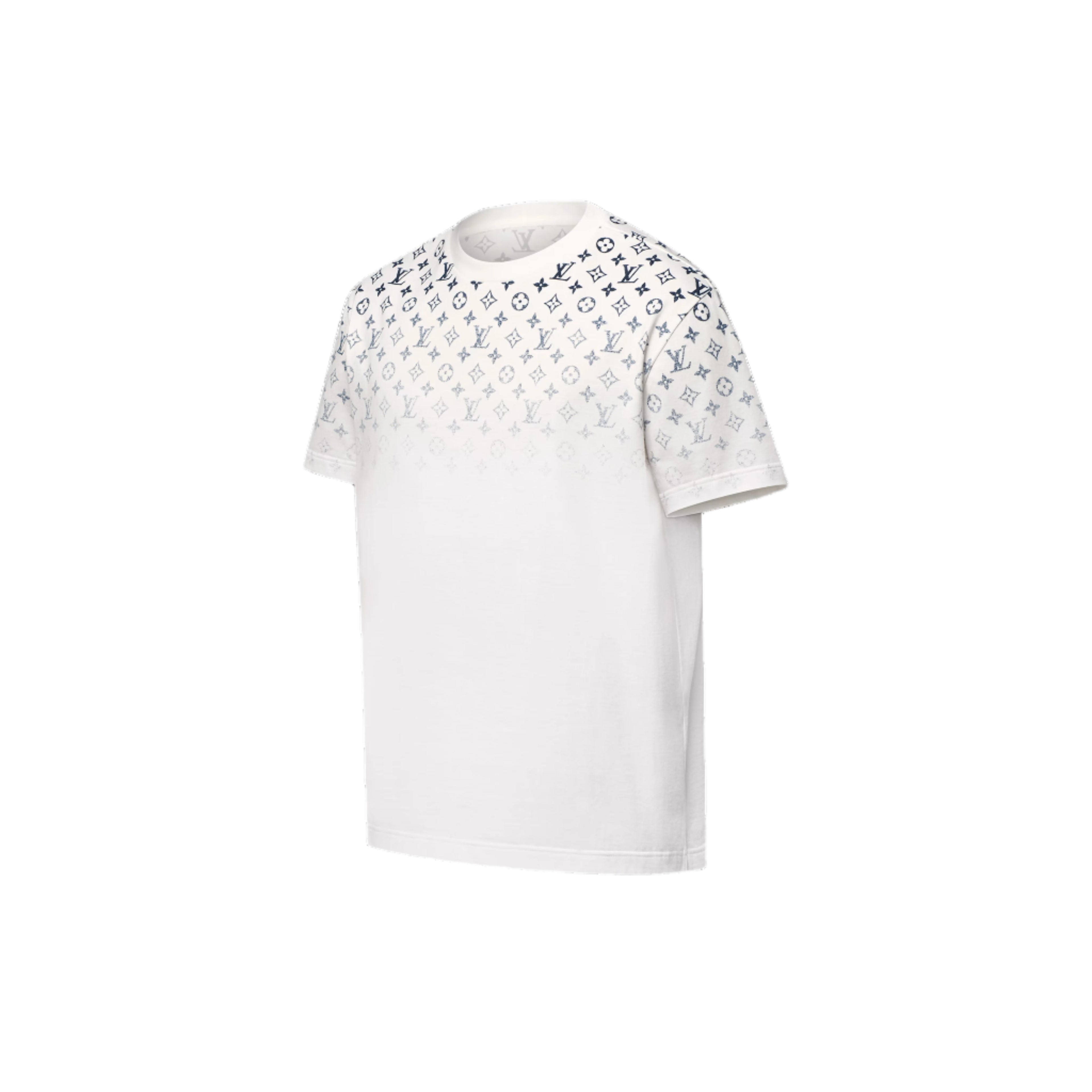 LV Icons Gradient White Cotton T-shirt