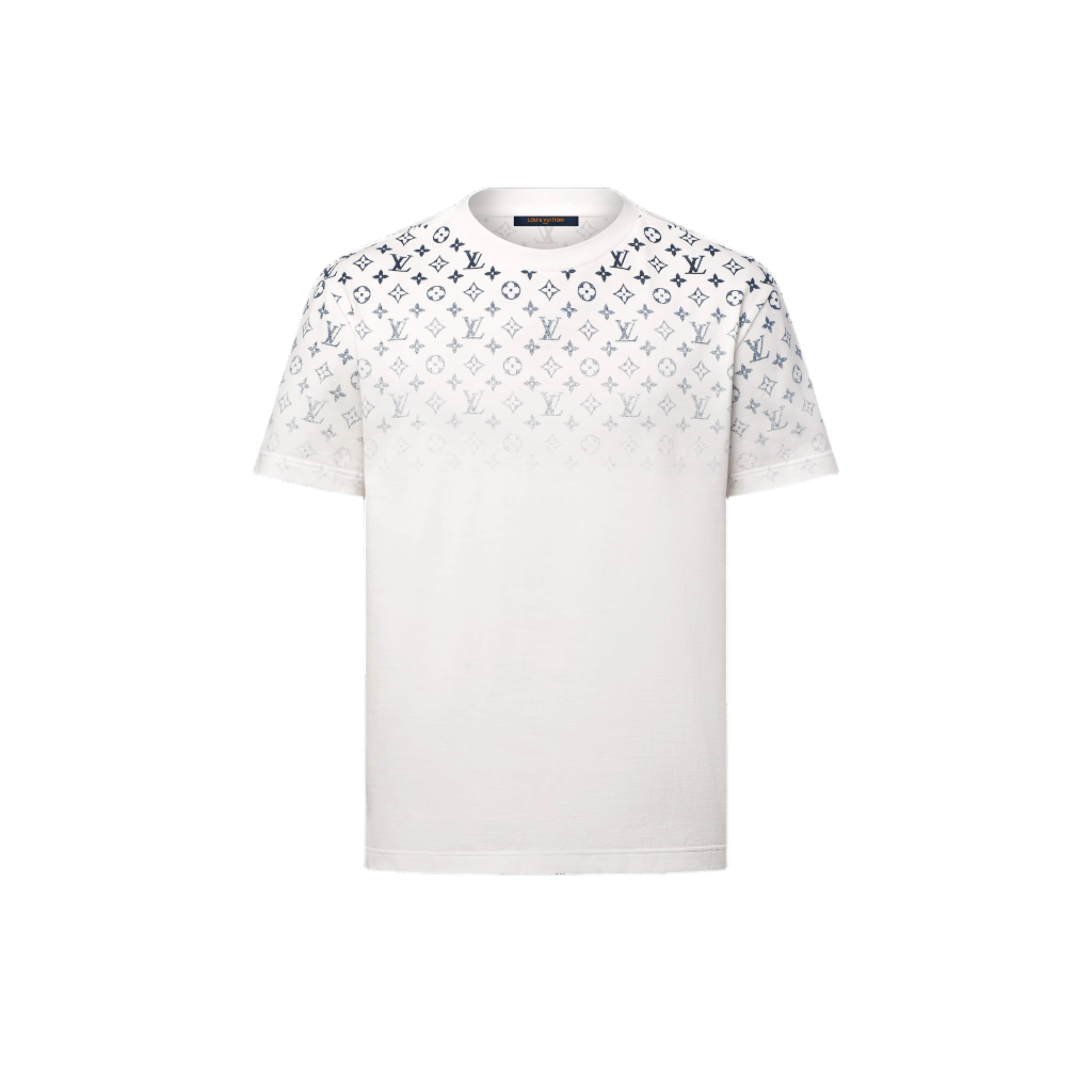 LV Icons Gradient White Cotton T-shirt