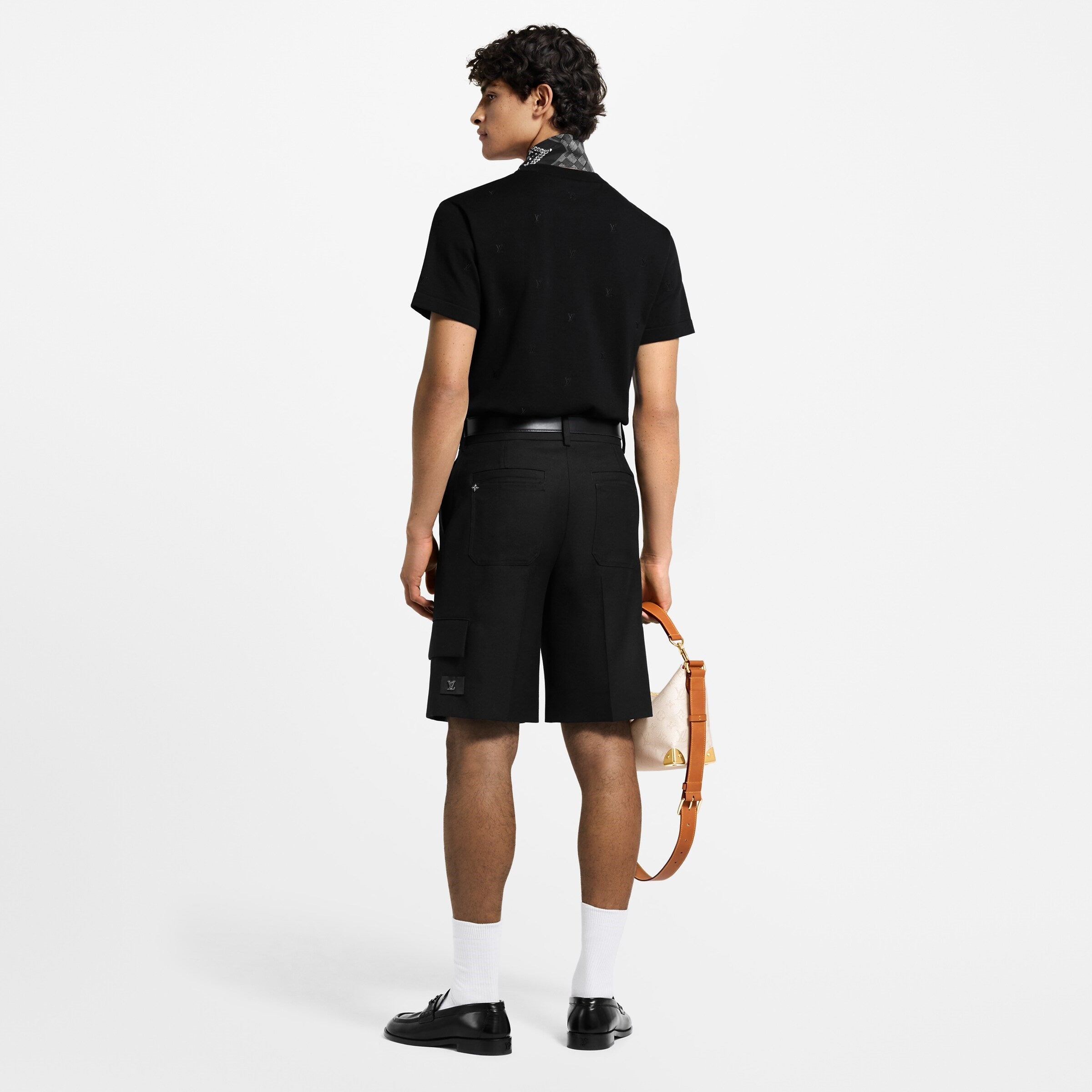 LV Blason Embroidered Short-Sleeved Crewneck