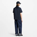 Monogram Pocket Blue Shirt