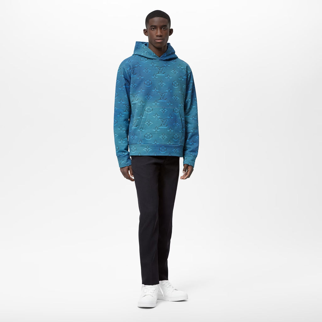 Printed Allover Cotton Hoodie