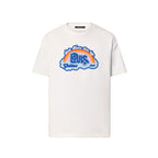 Rainbow Print White T-shirt